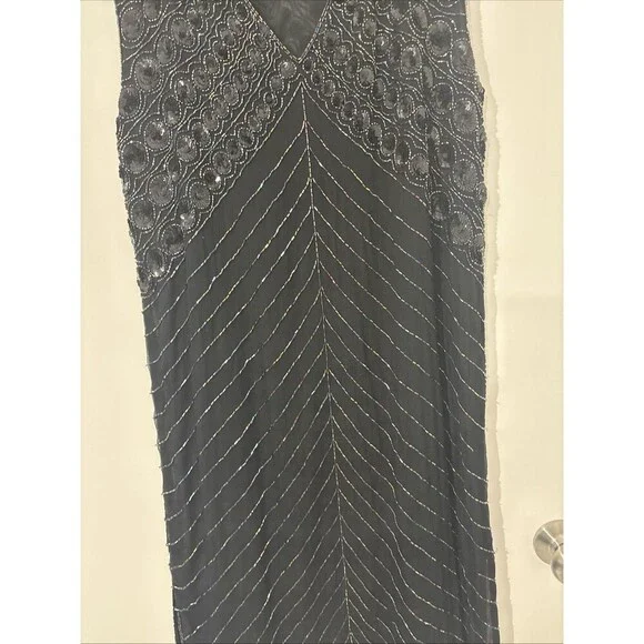 Creative Creations 100% Silk Dress Beads & Sequins Beautiful Medium - Picture 5 of 16